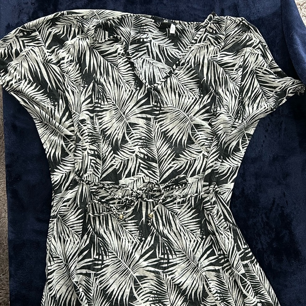 Palm Leaf Bathing Suit Coverup